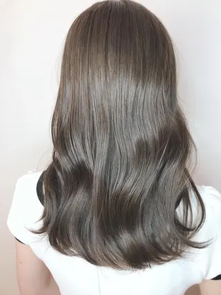 セミロング パーソナルカラー骨格 顔タイプ 川野龍一のヘアスタイル