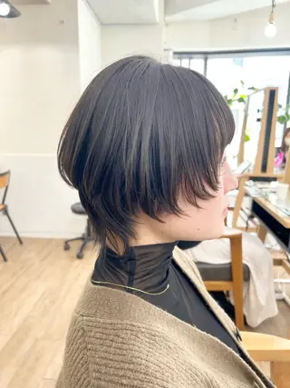 ショート パーマ/ハイライト 💙鶴岡 愛💙のヘアスタイル
