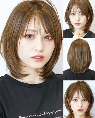 ミディアム 美艶ボブ 石井一成のヘアスタイル