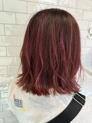 ミディアム 大阪 美容師 林のヘアスタイル