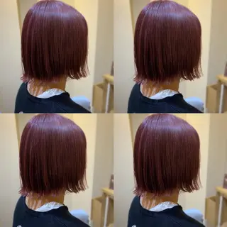 ショート カラー 金島 青のヘアスタイル