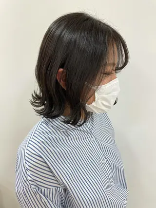 ショート カラー 顔まわりカット✄ ベージュカラー🧸のヘアスタイル