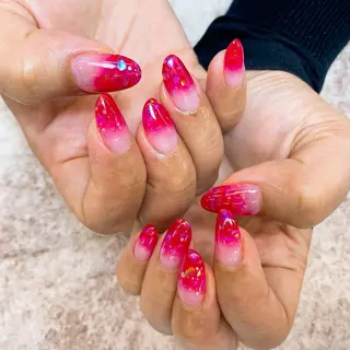 ネイル ⭐︎休業中の練習⭐︎ JNA認定講師髙橋のネイルデザイン