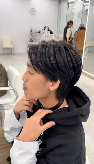 カラー メンズ 森龍馬 メンズ専門美容師のヘアスタイル