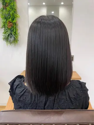セミロング 髪質改善・縮毛矯正 💎ASUKAのヘアスタイル