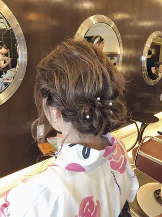 ヘアアレンジ 髪質改善/艶髪/ 木山ゆかりのヘアスタイル