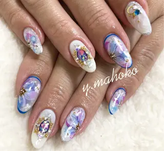 ネイル パラジェル有/ 長さだし/mahoのネイルデザイン