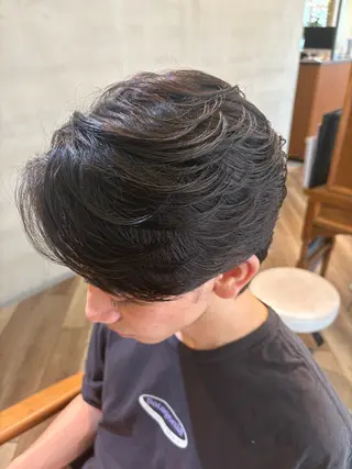 パーマ メンズ 鮫島海斗☆レイヤー☆ ケアブリーチのヘアスタイル