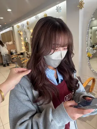 ロング カラー 💈メンズパーマ カラー💈momoのヘアスタイル