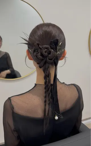 ヘアアレンジ 名駅セット/オトナ 女子🦋Wakanaのヘアスタイル