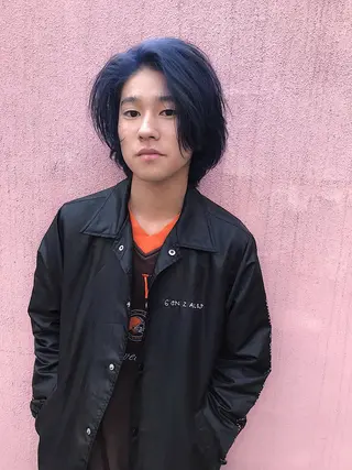 ショート カラー メンズ 山下 亮輔のヘアスタイル