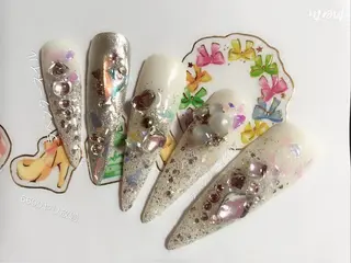 ネイル ラベンダー💖日暮里 ルル💖ネイルのネイルデザイン