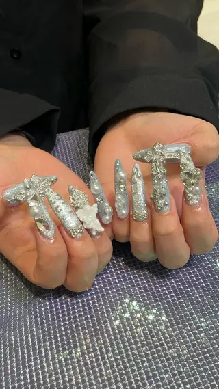 ネイル RICO Nail パーツつけ放題🌈のネイルデザイン