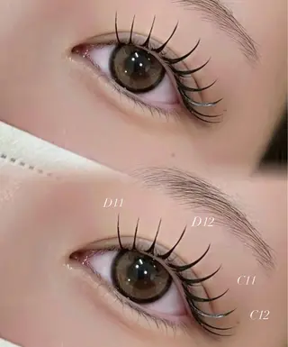 マツエク・マツパ Narumi eyelashesのマツエク・マツパデザイン