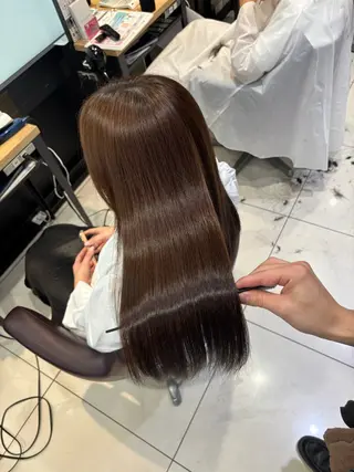 ロング カラー 🩵レイヤー✖︎ 髪質改善🩵リョウヤのヘアスタイル