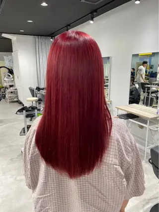 セミロング ARISA︎ メンズハイトーンのヘアスタイル