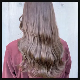 ロング カラー パーマ ヘアアレンジ メンズ キッズ ネイル マツエク・マツパ アイブロウ 🌈髪質改善🉐割✨ 🌸“ever”🌸のヘアスタイル