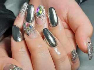 ネイル セミロング ネイリスト やましたのネイルデザイン