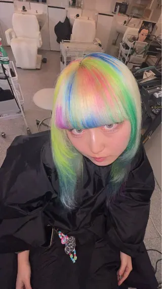 カラー ベル 🌷⭐️💖のヘアスタイル