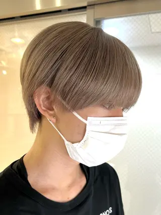 ショート カラー 韓国風シャドウパーマ /特化廣田歩のヘアスタイル