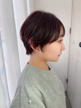 ショート fio マナミのヘアスタイル