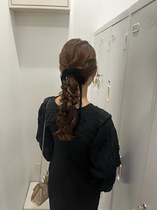 ヘアアレンジ riko/レイヤー カット/ヘアセットのヘアスタイル