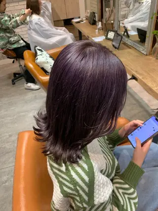 カラー HARE nene🐿🍡のヘアスタイル