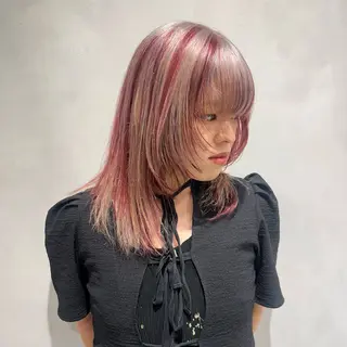 カラー デザインカラー/パー マ🦖外岡咲希🦖のヘアスタイル