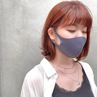 ミディアム カラー ヘアアレンジ 【ダメージレス施術】 【透明感】北村 拓也のヘアスタイル