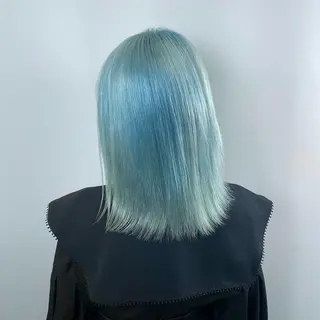 ミディアム カラー 髪質改善/美髪矯正/ ハイトーン Kuroのヘアスタイル