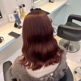 セミロング ツヤ髪ハイトーン💖 💫Hikaru💫のヘアスタイル