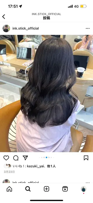 ロング 似合わせカラーの達人 ダブルカラー/森栄範のヘアスタイル