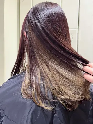 ミディアム カラー SANA /レイヤー/ショートのヘアスタイル