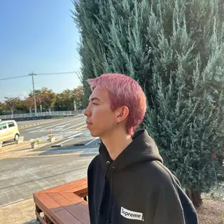 ショート カラー メンズ 佐藤功真/ ブリーチなしカラーのヘアスタイル