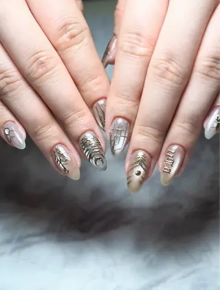 ネイル なんば7nail YUZUHAのネイルデザイン
