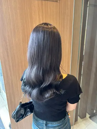 ロング カラー デザインカラー/ オダセイナのヘアスタイル
