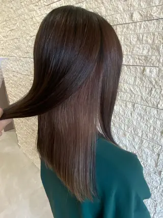 ロング カラー ハイトーン/推しカラ ー⛓💜ゆららのヘアスタイル