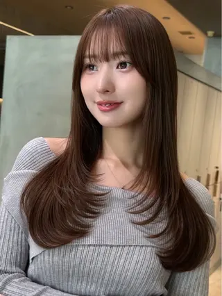 ロング 西川 大晴のヘアスタイル