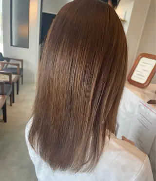 ミディアム レディースカット モデル募集中/田中楓のヘアスタイル