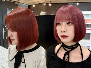 ミディアム カラー 宮嶋 蓮のヘアスタイル