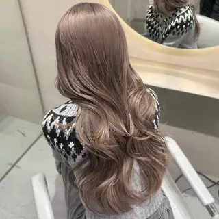 ロング カラー うるツヤハイトーン/ レイヤー⟡mayuのヘアスタイル