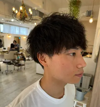 パーマ メンズ 仲井 康己のヘアスタイル
