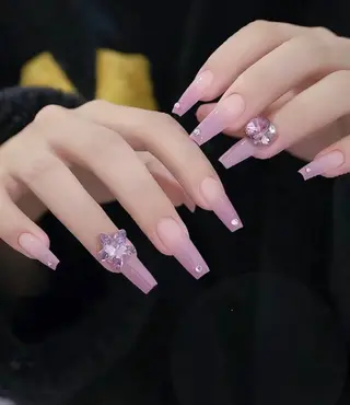 ネイル AND Nail 長さだし専門店のネイルデザイン