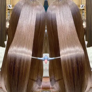 ロング カラー 比嘉 翼のヘアスタイル