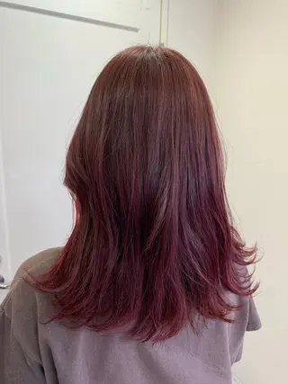 ミディアム 瓜生 大智のヘアスタイル