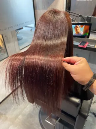ロング カラー ♦️髪質改善縮毛矯正 美髪💍谷口克也♦️のヘアスタイル