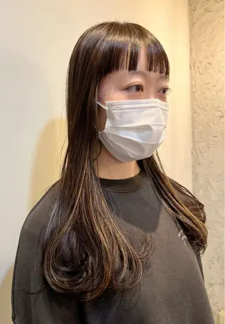 ロング よこもり あいのヘアスタイル