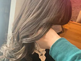セミロング カラー ヘアカラー&縮毛矯正 STAR☆RIVERのヘアスタイル