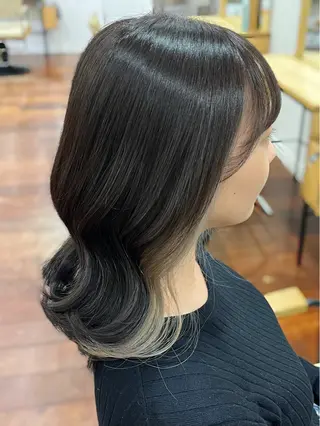 ミディアム カラー 🎀仙台/艶カラー /暖色/ありさ🎀のヘアスタイル