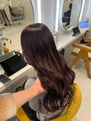 ロング カラー 韓国ヘア☁️ mitsukiのヘアスタイル